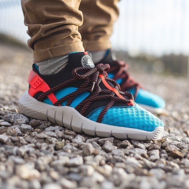 nike huarache nm hombre naranja